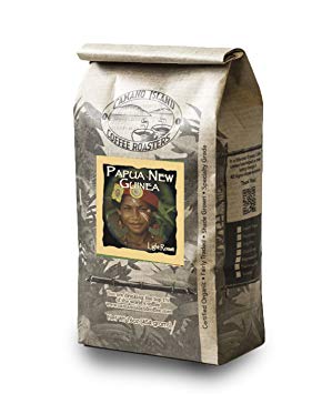 Camano Island Coffee Roasters, Organic Papua New Guniea Light Roast, Whole Bean, 1 Lb
