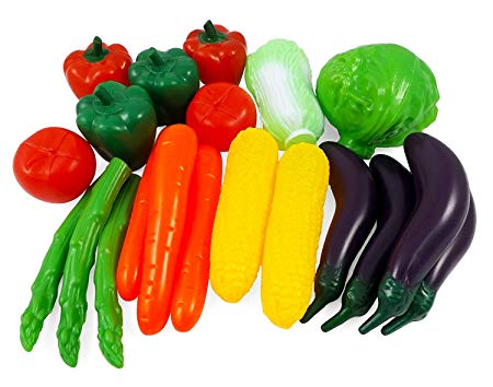 Liberty Imports Life Sized Bag of Vegetables Play Food Playset for Kids - Great with Fruits Set!