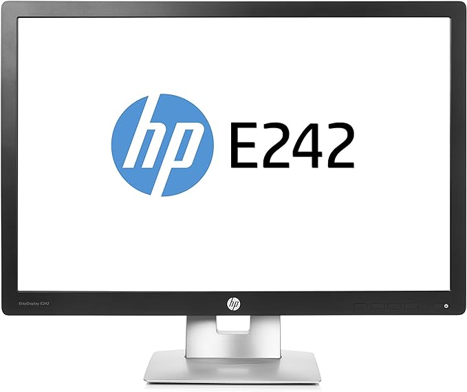 HP 24" E242 Elite Display LED Business / Home Monitor M1P02A8#ABA (Renewed)