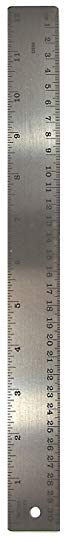 The Pencil Grip The Classics Stainless Steel Ruler with Cork Backing (TPG-152), 12-Inch