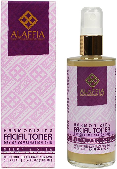 Alaffia - Melon & Shea Butter Harmonizing Facial Toner, 3.4 Ounces