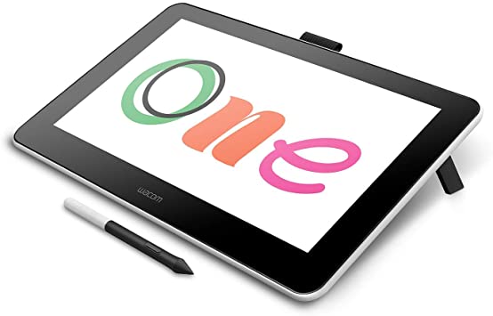 Wacom DTC133W0A Wacom One Drawing Tablet with Screen, 13.3 inch Pen Display for Beginners and Digital Mark-up (DTC133W0A),