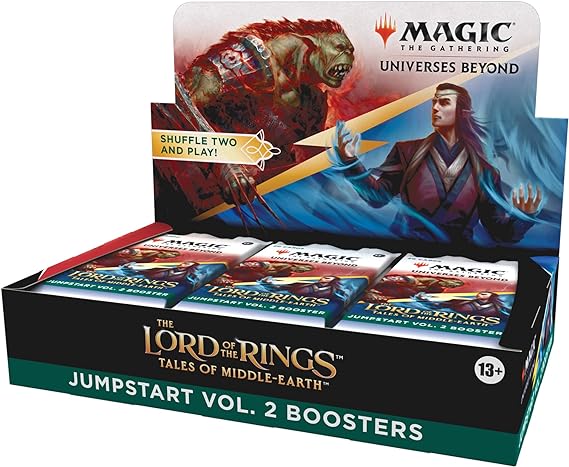 Magic The Gathering The Lord of The Rings: Tales of Middle-Earth Jumpstart Vol. 2 Booster Box - 18 Packs (2-Player Fantasy Card Game)