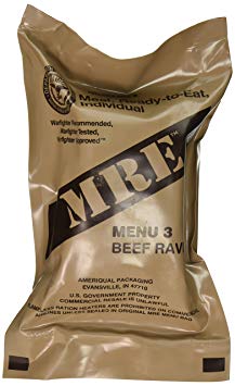 Beef Ravioli MRE Meal - Genuine US Military Surplus Inspection Date 2020 and Up