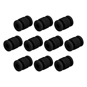 uxcell RC Anti Vibration Rubber Balls 10PCS for Fright Controller/Gimbal/Webcam/QAV250/ZMR250 - Black