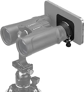SUNWAYFOTO BA-43 Cell Phone Photography Adapter for Binocular, Universal Smartphone Mount for Binocular,Capture Photos and Video Through Binocular