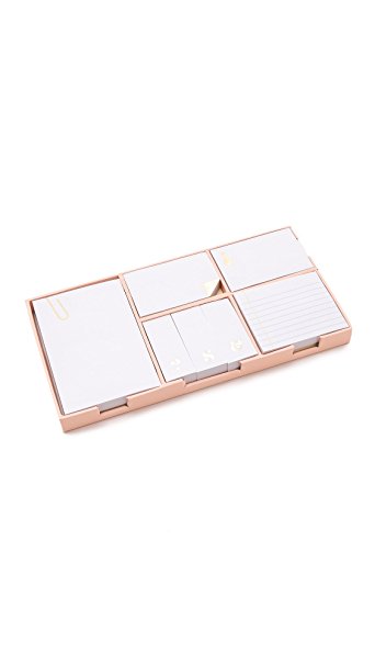 Kate Spade New York Women's Strike Gold Sticky Note Set