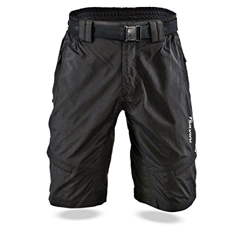 SILVINI Mountain Bike Shorts for Men MTB Cycling | Heavy-Duty & Breathable Material | 6 Deep Pockets | Rango MP857