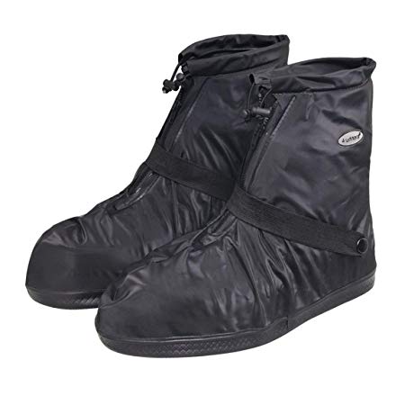 SZAT PRO Waterproof Rain Shoe Cover Boot-4XL Black