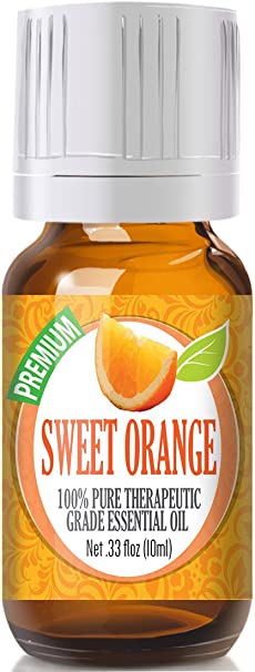 Sweet Orange Essential Oil - 100% Pure Therapeutic Grade Sweet Orange Oil - 10ml