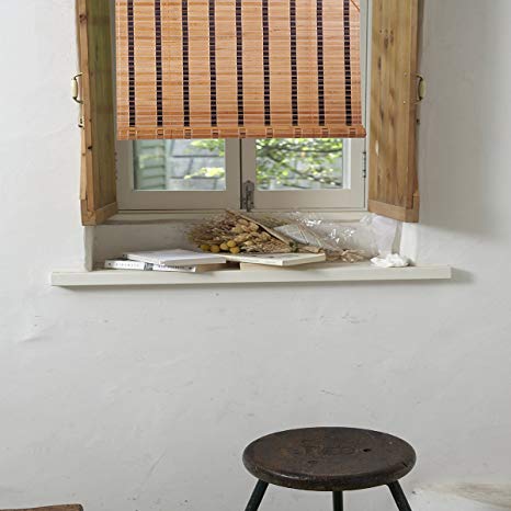 THY COLLECTIBLES Natural Bamboo Roll Up Window Blind Sun Shade WB-SUN318 (72"X72")