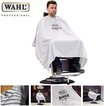 Wahl Barber Stripe Hairdressing Cape