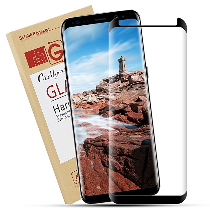 Galaxy S9 Plus Screen Protector,Galaxy S9 Plus Tempered Glass,Coddycase [Case-Friendly][3D Curved] Screen Protector for Samsung Galaxy S9 Plus