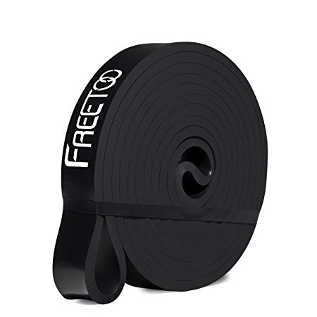 FREETOO Resistance Workout Bands Stretch Exercise Pull up Rubber Bands for Men