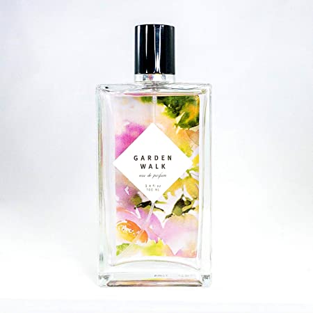 Garden Walk Eau De Parfum by Tru Fragrance and Beauty - Fresh and Feminine Floral Perfume for Women - Bergamot, Grapefruit, Tea Leaves, Turkish Rose, Musk - 3.4 oz