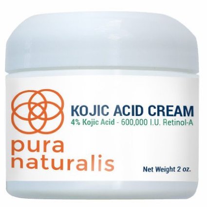 Kojic Acid Cream For Whitening & Lightening Skin, Face, Around Eyes For Men & Women, Lighten Skin Tone, Reduce Dark Spots, Complexion Brightening.