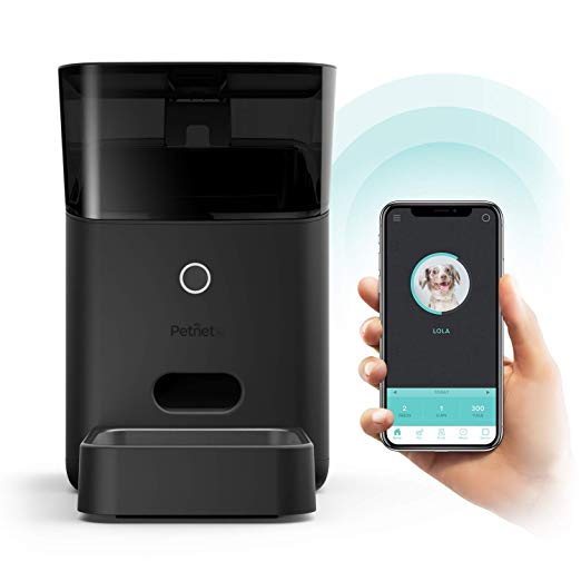 Petnet SmartFeeder (2nd generation) - Automatic Wi-Fi Pet Feeder with Personalized Portions for Cats and Dogs - App for Android, iOS and Works with Amazon Alexa