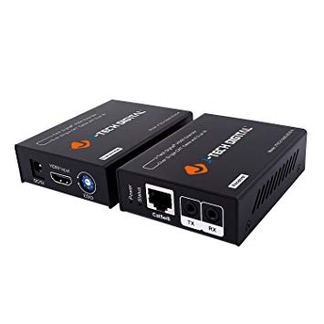 J-Tech Digital Hdmi Extender By Single Cat 5E/6/7 up to 200ft with IR pass-through [JTECH-EX60-EDIDIR]