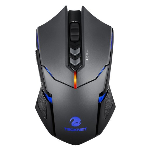 TeckNet® High Precision Programmable Wireless Gaming Mouse With 2000 DPI, Nano Receiver, 5 Programmable Button, 5 User Profiles