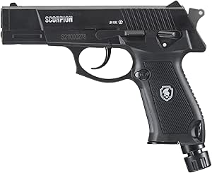 Lancer Tactical Scorpion 0.5 Caliber CO2 Non-Blowback Air Self Defense-Less Lethal, Ideal for Home and Personal Defense-Police-Grade Pepper Projectile Gun