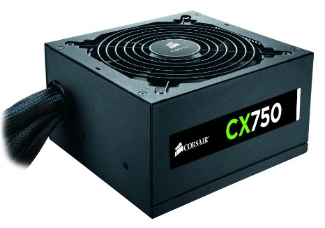 Corsair CX Series, CX750, 750 Watt (750W) Power Supply, 80  Bronze Certified