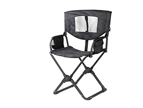 Expander Chair for Camping Tailgating and Sporting Events / Black Powdercoated Steel - by Front Runner