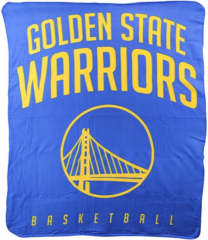 The Northwest Company NBA Layup Lightweight Fleece Throw Blanket (50" x 60") (Golden State Warriors)