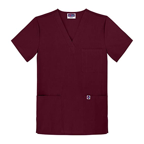 Sivvan Unisex V-Neck 3 Pocket Scrub Top (Available in 15 Colors)