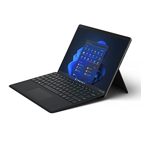 Microsoft Surface Pro8-13/13cm Touch Screen - i5/8GB RAM /256 GB SSD SC English Window 11 Graphite, WiFi 6 for Ultra-Fast Bandwidth, Bluetooth (Black, Medium, 8PQ-00029)