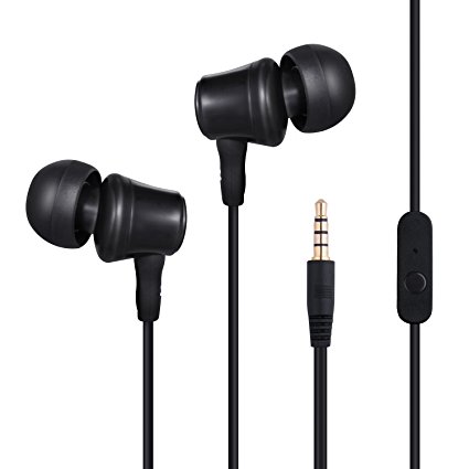 Earphones In Ear Earbuds, TOPLUS Wired Headphones Noise Cancelling Stereo Sound with Built-in Mic for iPhone/ iPad/ Samsung/ Android smartphones/ Tablets 3.5mm Headphone Jack