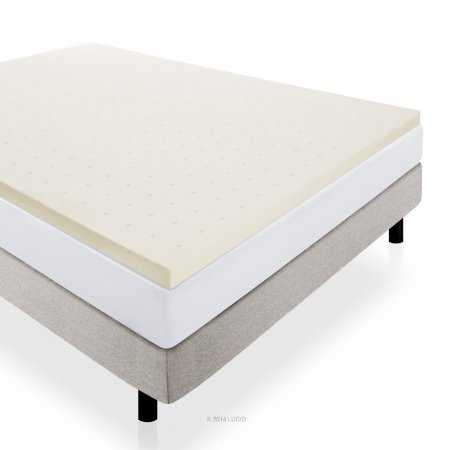 2" Lucid by LinenSpa Ventilated Memory Foam Mattress Topper 3-Year Warranty (California King)