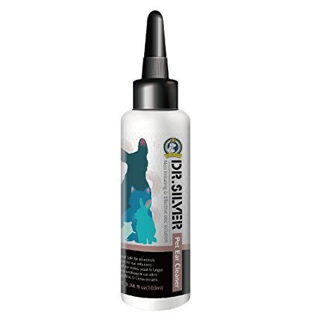 Dr.Silver Pet Ear Cleaner, Advance Effective Long Lasting Ear Solution, Immediate Relief & Non Irritating