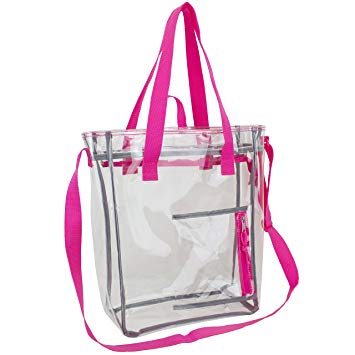 Eastsport 100% Clear PVC Value Tote with Front Easy Access Pocket