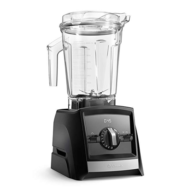 Vitamix A2500 Ascent Series Smart Blender, Professional-Grade, 64 oz. Low-Profile Container, Black