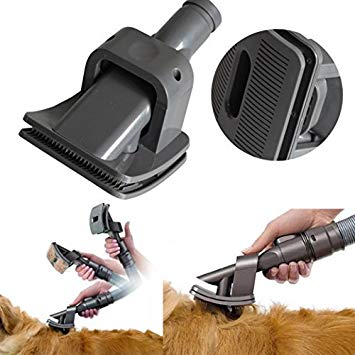 DEESEE(TM) Dog Mascot Brush Grooming and Cleaning Tool. Dog/Pet/Animal Attachment Brush for Dyson Vacuum Cleaner