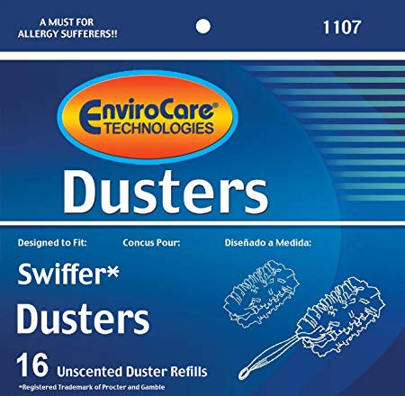 EnviroCare Duster Replacments for Swiffer Unscented Dusters (16 Pack)
