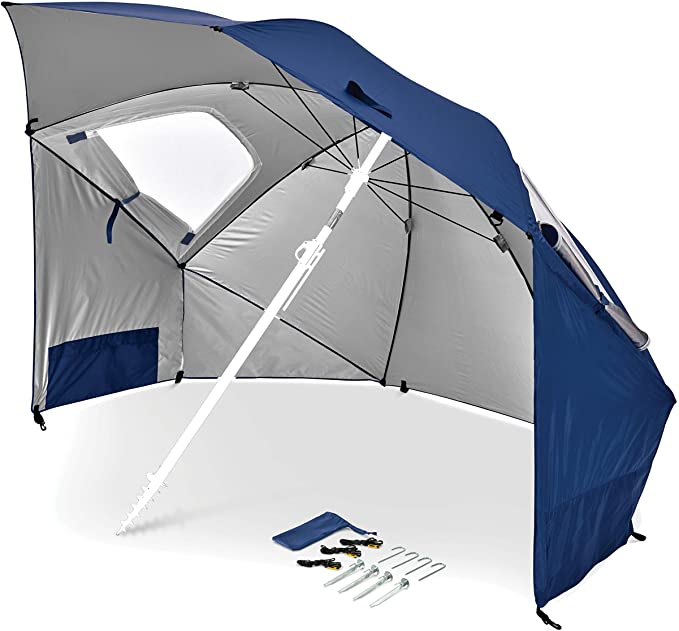 Sport-Brella Premiere UPF 50  Umbrella Shelter for Sun and Rain Protection (8-Foot)