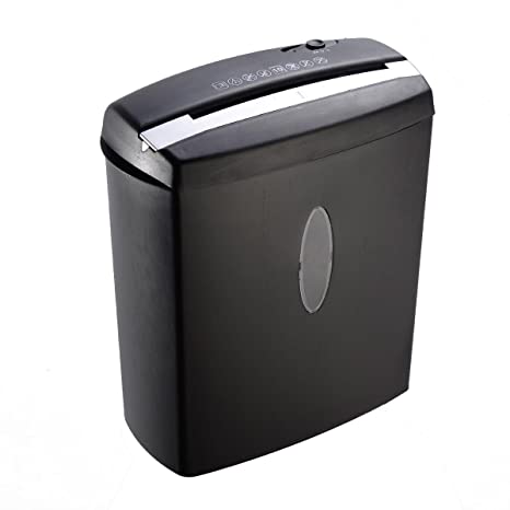 Goplus New 10 Sheet Cross-Cut Paper/Credit Card/Staples Shredder w/ Basket Home Office