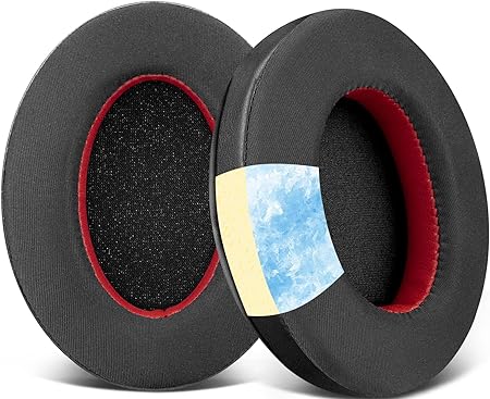 SOULWIT Cooling Gel Replacement Earpads for HyperX Cloud 1/I/2/II/3/III/Pro/Core/Alpha/Alpha S/Flight/Stinger/Mix/CloudX/CloudX Chat, Ear Pads Cushions with Softer High-Density Foam