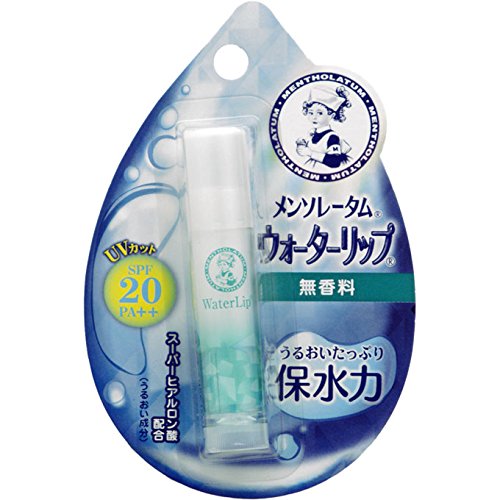 Japan Health and Personal Care - Mentholatum water lip fragrance-free 4.5g *AF27*