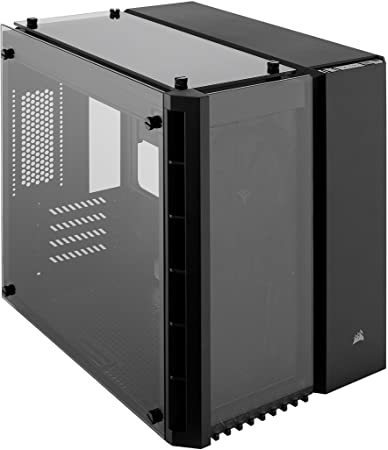 Corsair CC-9011134-WW 280X Crystal Tempered Glass Micro ATX PC Case - Black