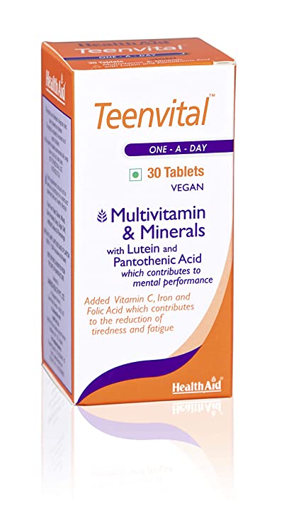 HealthAid Teenvital (Multivitamin and Minerals with Lutein) - 30 Tablets
