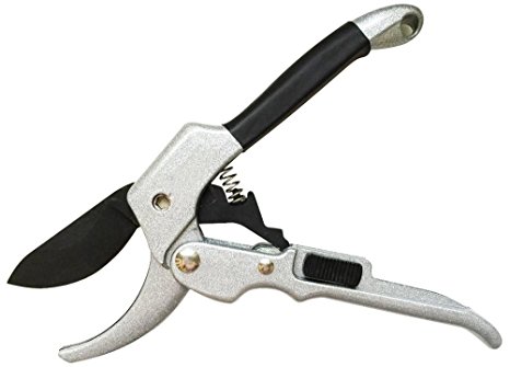XJ Garden Pruning Shears Effortless Sharp Steel Bypass Pruning Scissors Tools