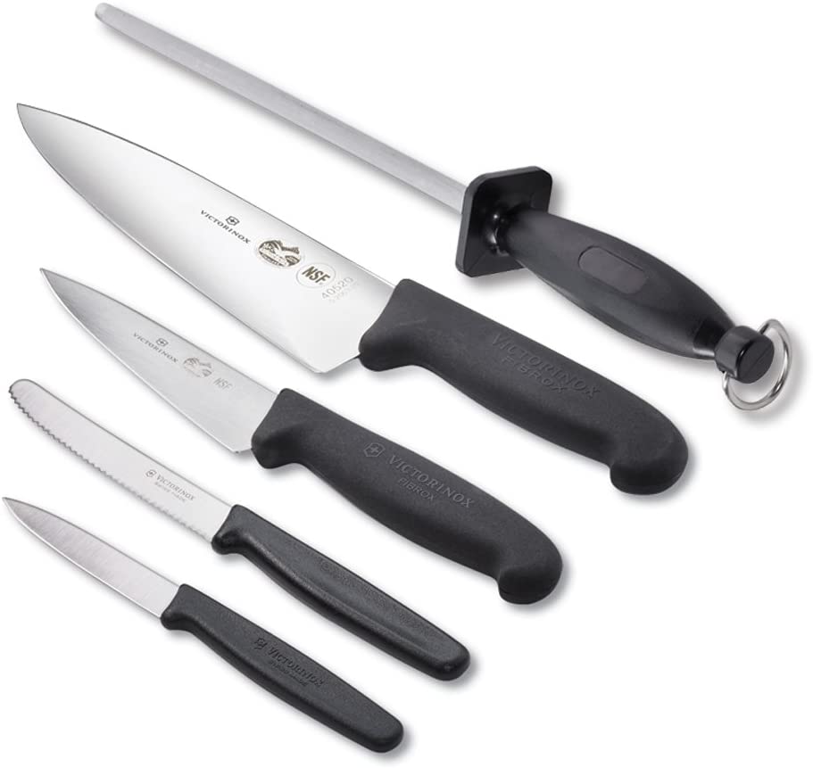 Victorinox 5-Piece Chef's Knife Set, Molded Handles