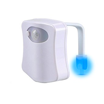 8 Color Change Motion Activated Toilet Nightlight Automatic Sensor LED Toilet Night light