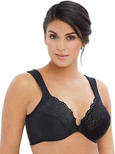 Glamorise Women's Plus Size Wonderwire Front Close Bra