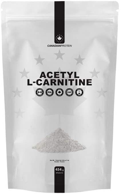 Canadian Protein Acetyl L-Carnitine Amino Acid Powder 454g | 454 Servings of Nootropic, Cognitive Enhancer, Improved Memory, Mood Support, Increased Metabolism, Muscular Endurance, Reduce Fatigue