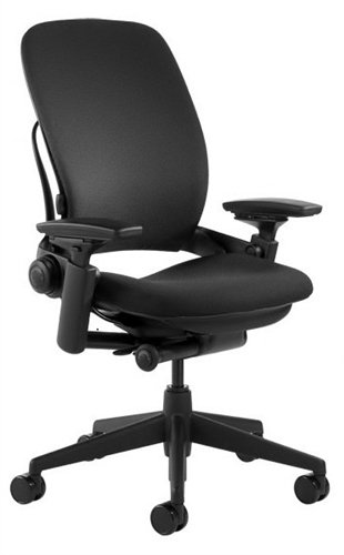 Steelcase Leap Chair V2 In Black Fabric Open Box