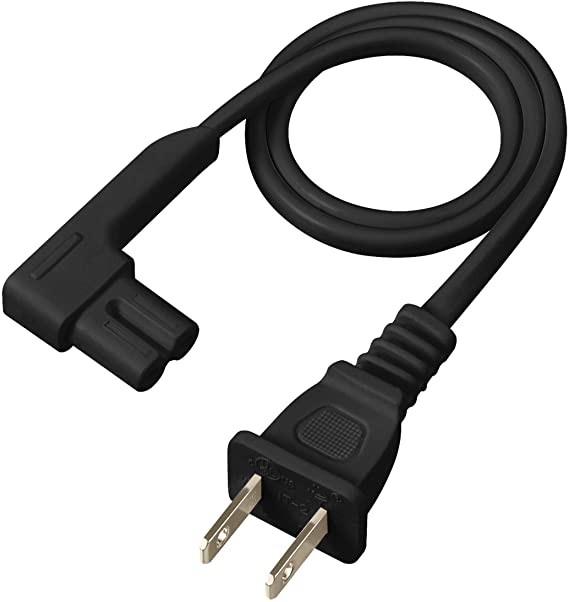 Vebner 19.5in Power Cord Compatible with Sonos Play One, Sonos Play-1 and Sonos One SL Speaker. Compatible with Sonos Play One Short Power Cable Cord (Short, Black)