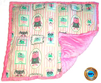 Weighted Sensory Lap Pads - from 3 to 12 lbs & More than 10 Designs (5 lbs, Pretty Little Monsters)